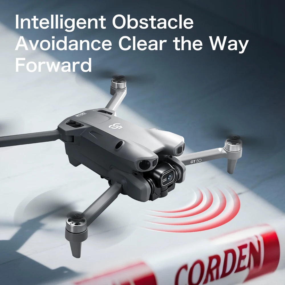 GT50 Drone 360° Obstacle Avoidance 8K Professional WIFI Aerial Photography Brushless Motor Foldable Quadcopter Dron Toys