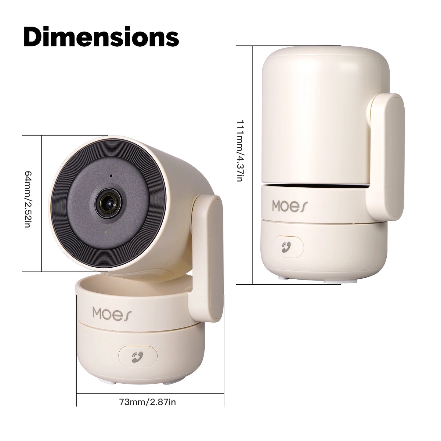 Tuya Smart Camera 4MP, Wifi 360° Indoor Pan/Tilt with Night Vision, Motion Tracking, 2-Way Audio, for Home Security