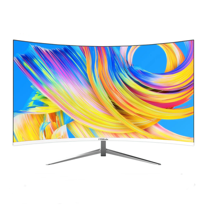 FYHXele 27" Curved Monitor — Full HD 1080p, 75Hz, VA Panel, HDMI/DP