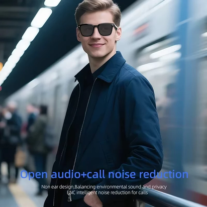 Smart AI Glasses with Camera — HD Photo & Video, Bluetooth Calls, Real-Time AI Translation, Waterproof