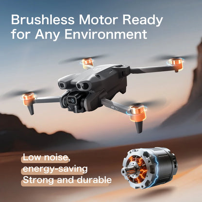 GT50 Drone 360° Obstacle Avoidance 8K Professional WIFI Aerial Photography Brushless Motor Foldable Quadcopter Dron Toys