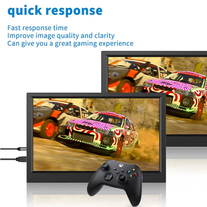 11.6-Inch Portable Monitor used as a second screen for Xbox gaming with fast response time